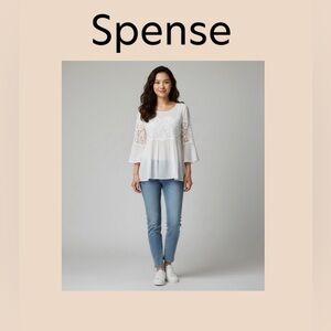 Spense Women’s Boho Style Blouse Size Medium